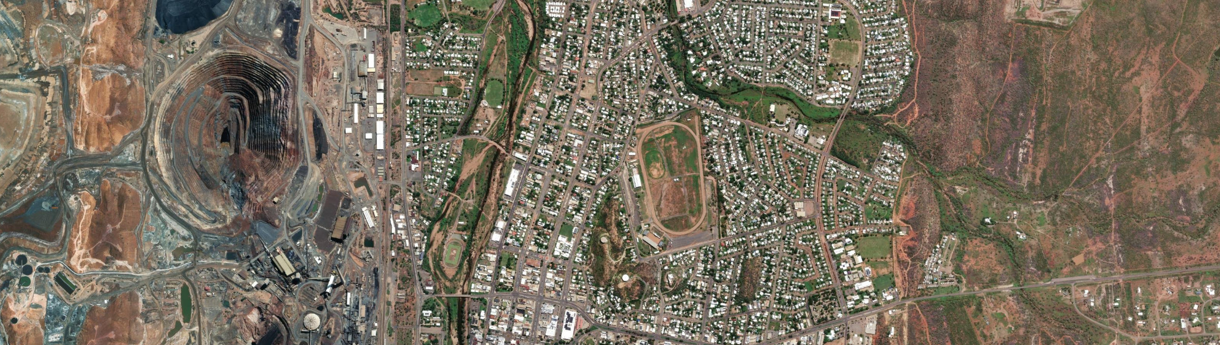 Aerial view of Menzies (Qld), QLD