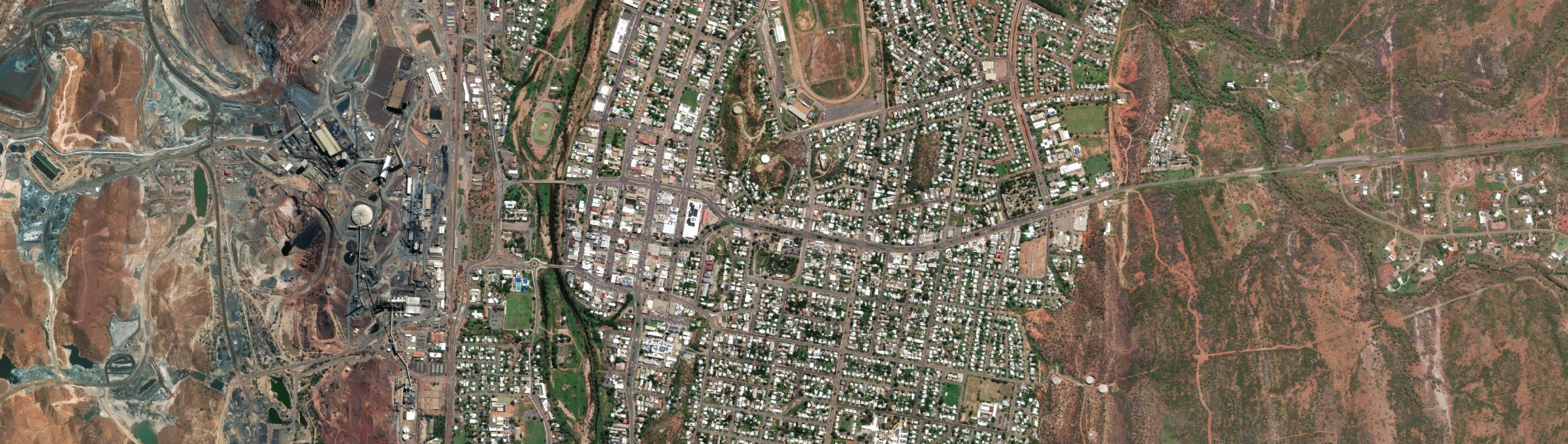 Aerial view of The Gap (Mount Isa - Qld), QLD