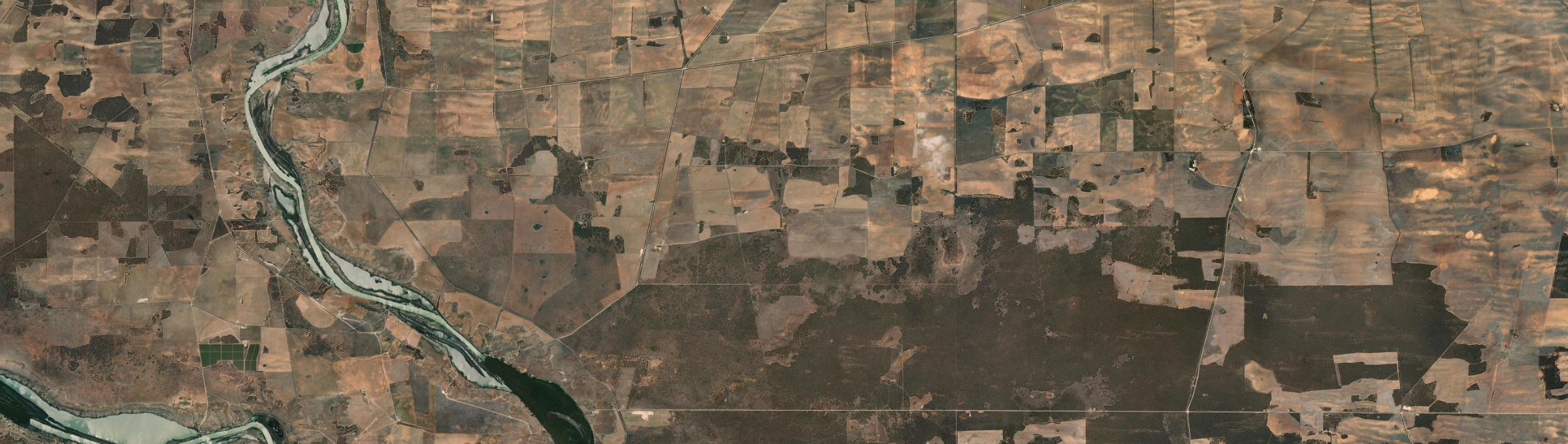 Aerial view of Claypans, SA