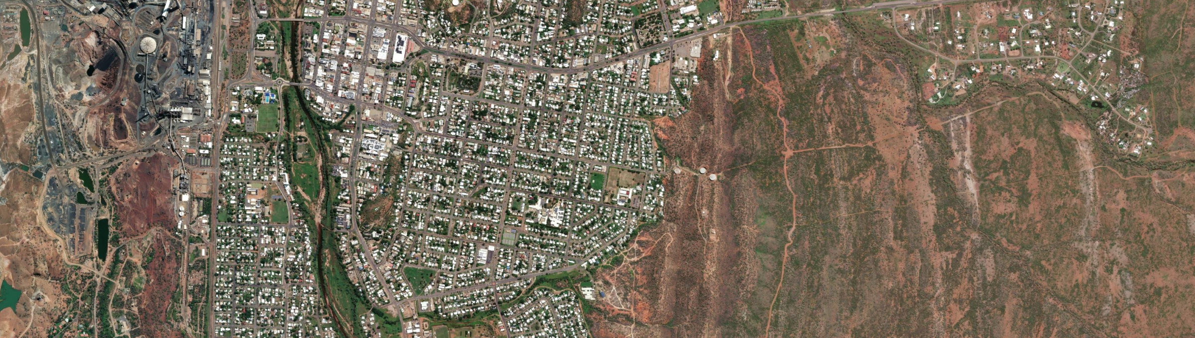 Aerial view of Townview, QLD