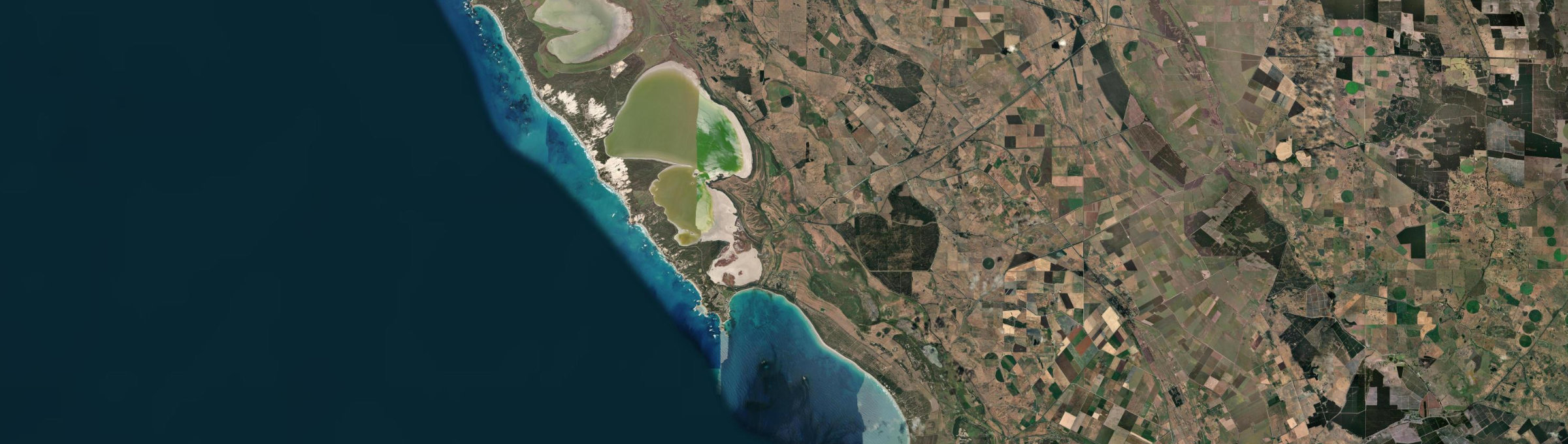 Aerial view of Beachport, SA