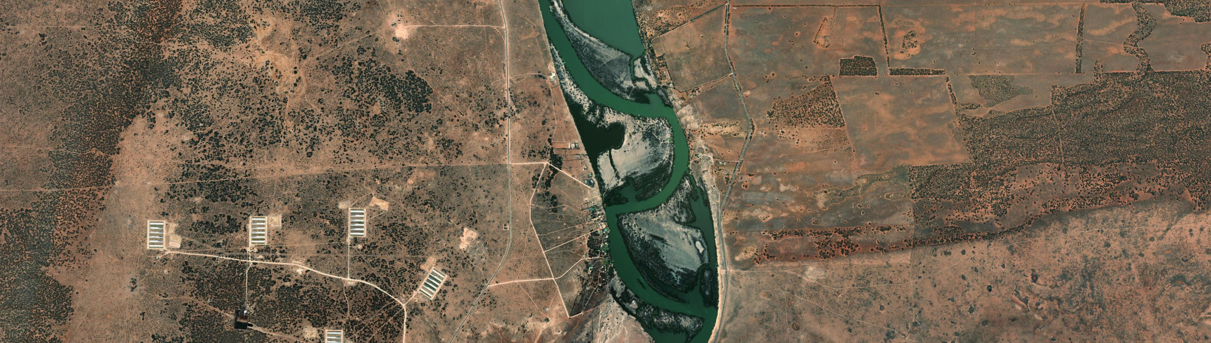 Aerial view of McBean Pound, SA