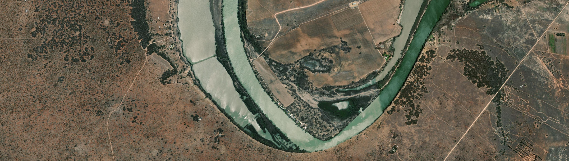 Aerial view of Big Bend, SA