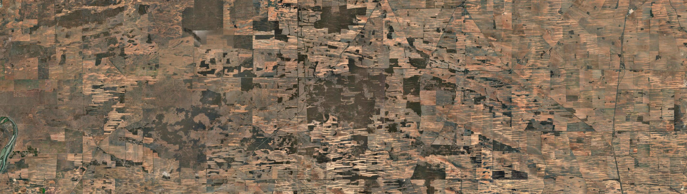 Aerial view of Mantung, SA