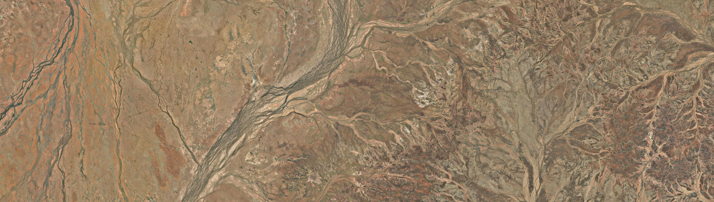 Aerial view of Min Min, QLD