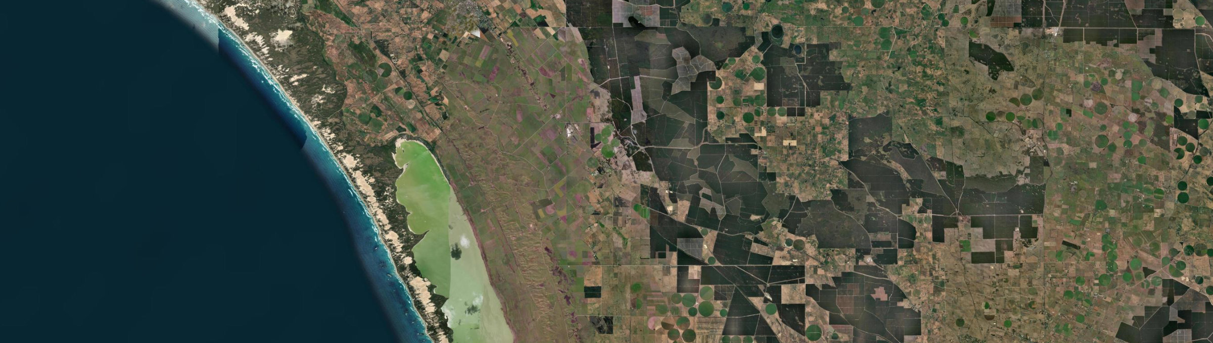 Aerial view of Tantanoola, SA