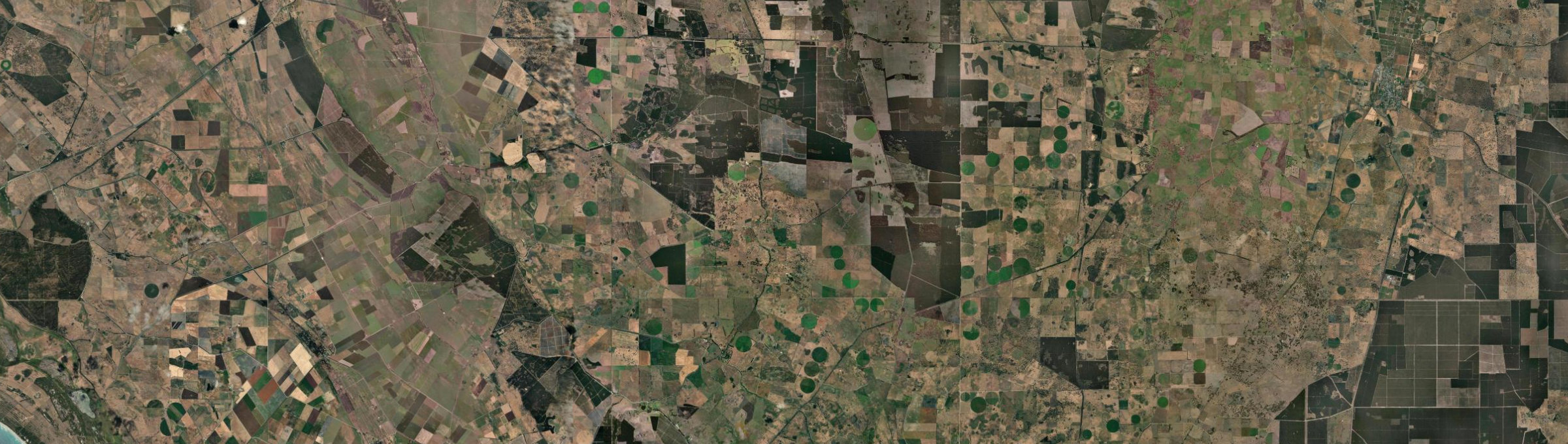 Aerial view of Wattle Range, SA