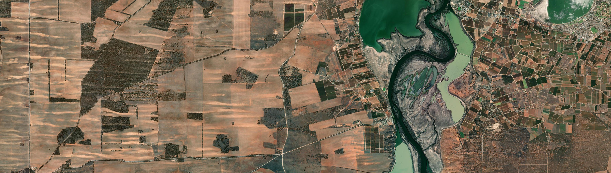 Aerial view of Moorook, SA