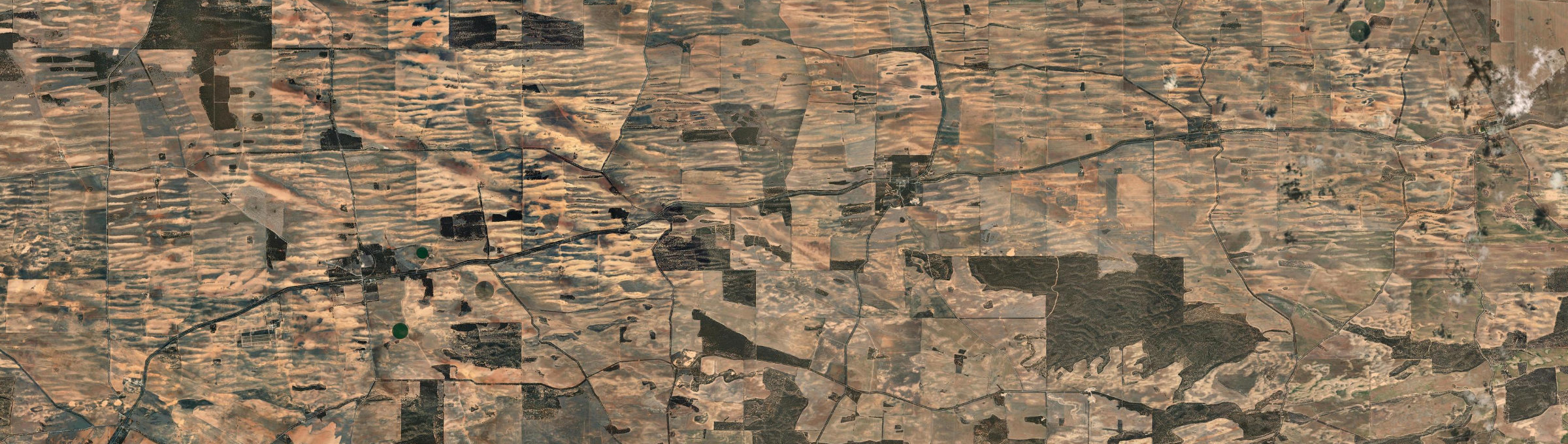 Aerial view of Alawoona, SA