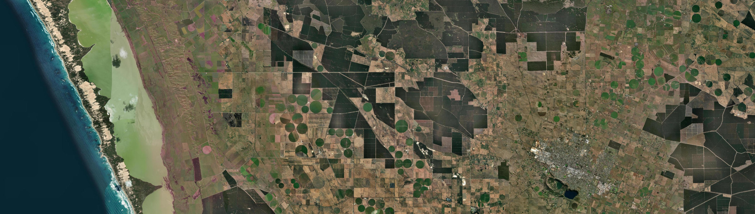 Aerial view of Burrungule, SA