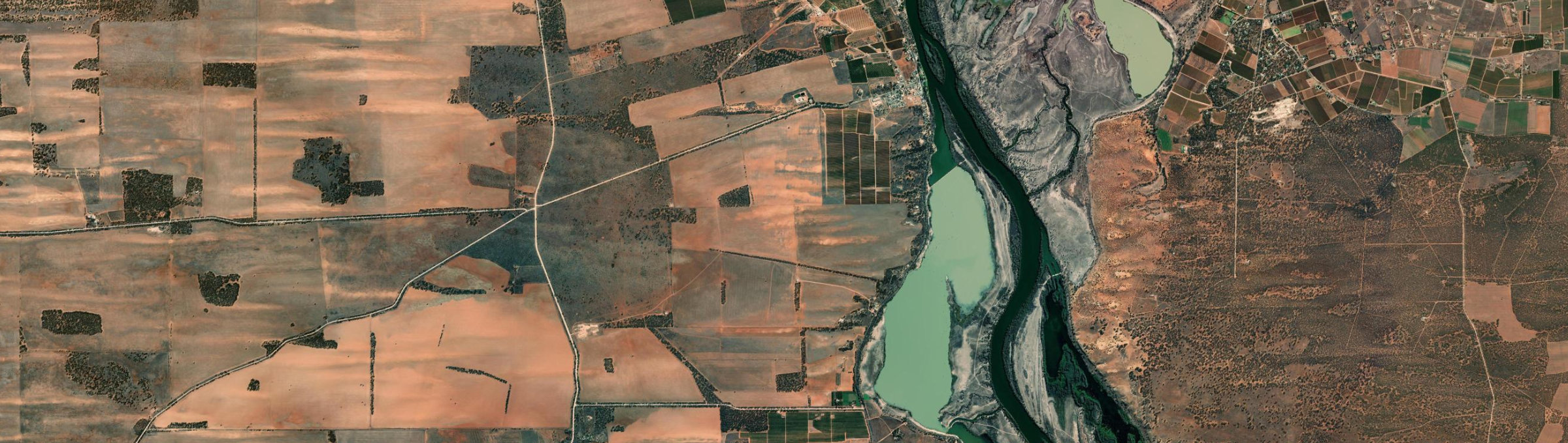 Aerial view of Moorook South, SA
