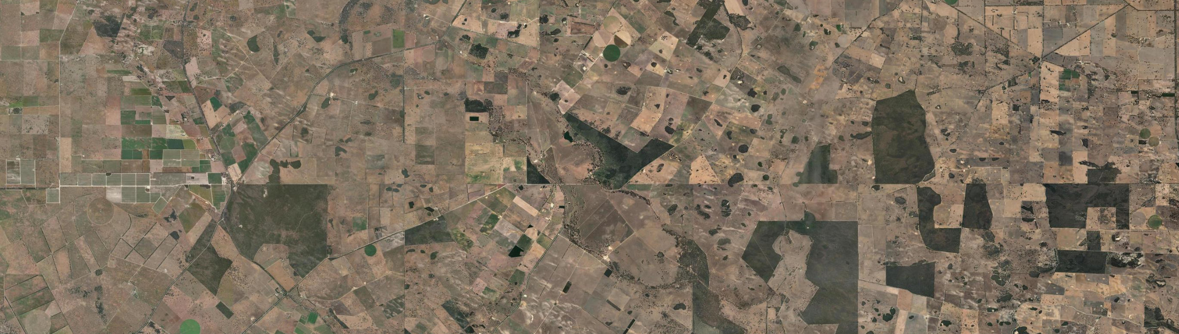 Aerial view of Swede Flat, SA