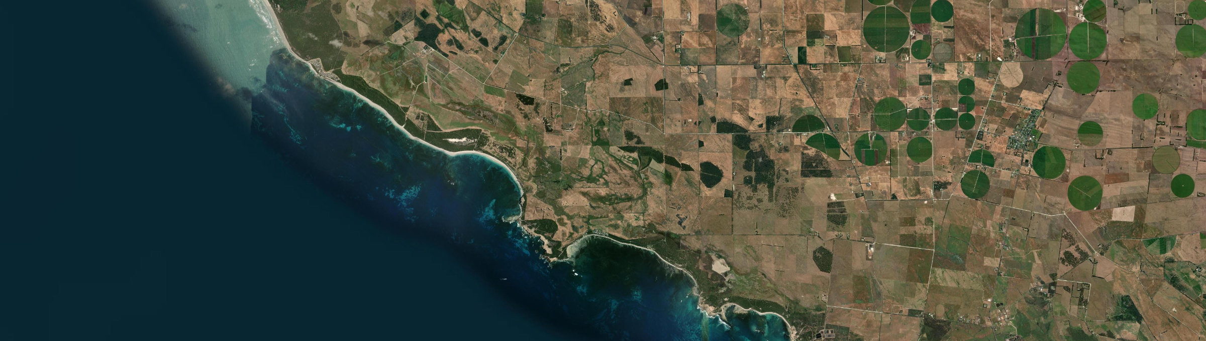 Aerial view of Cape Douglas, SA