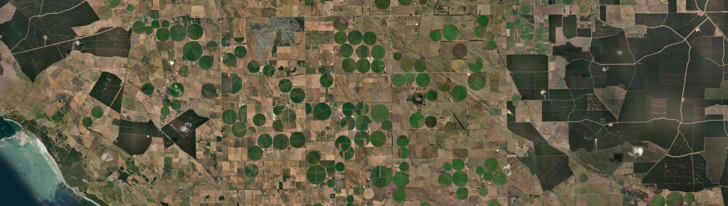 Aerial view of Mount Schank, SA
