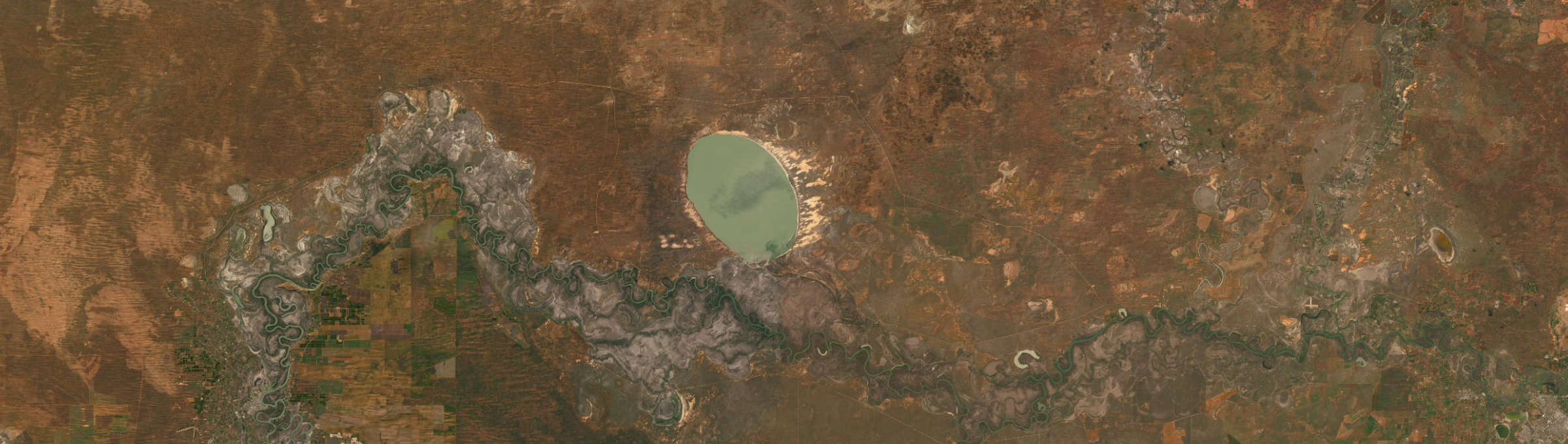 Aerial view of Rufus, NSW
