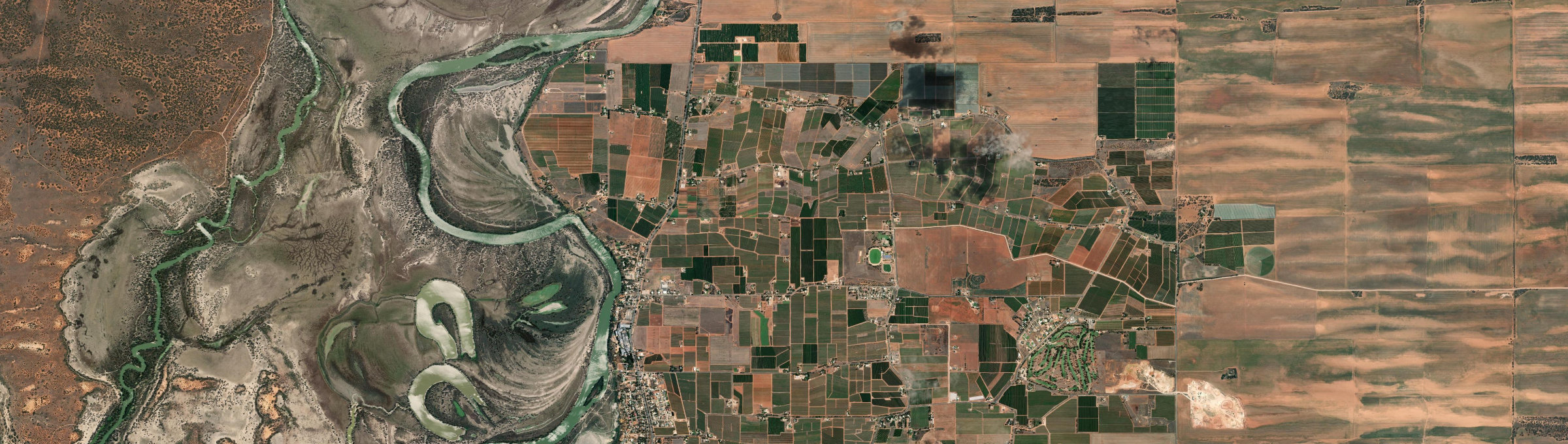 Aerial view of Loxton North, SA