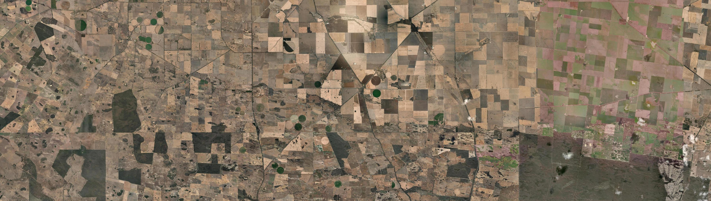 Aerial view of Pooginagoric, SA
