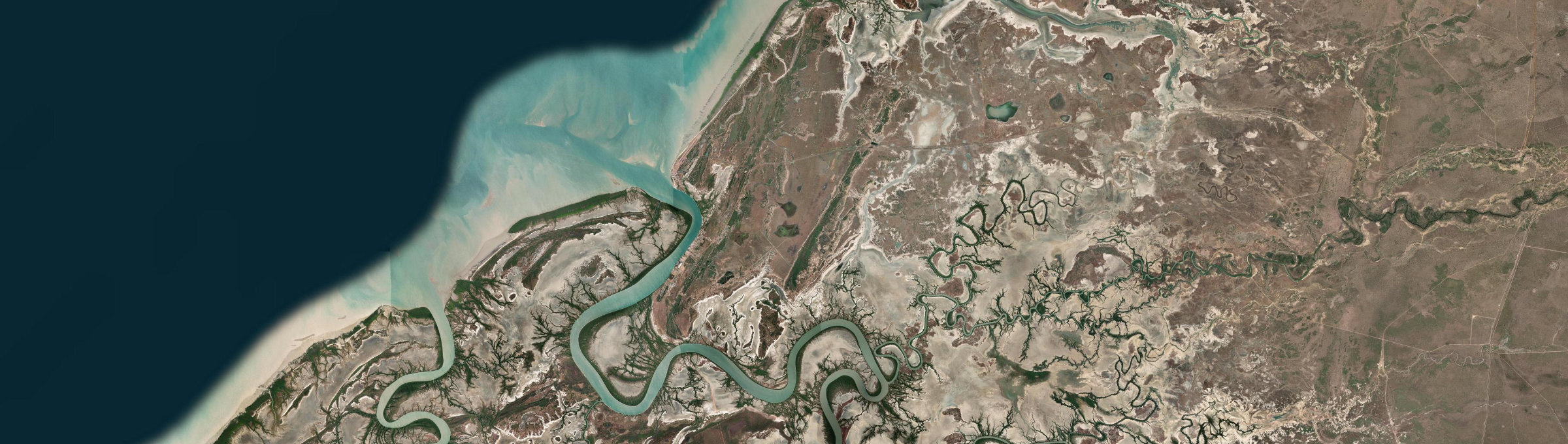 Aerial view of Karumba, QLD