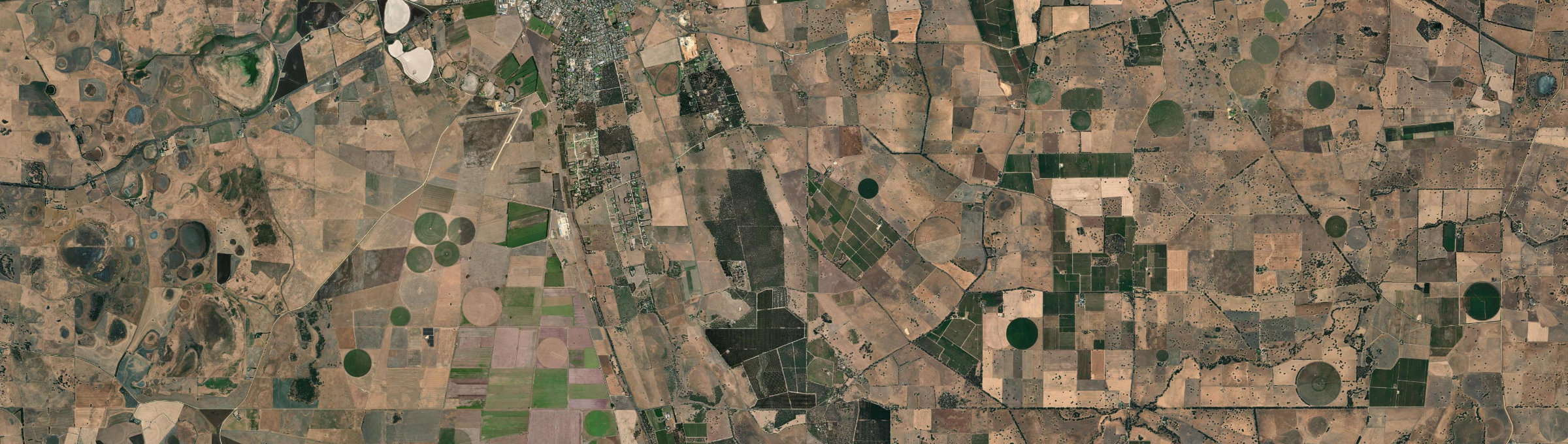 Aerial view of Mount Light, SA