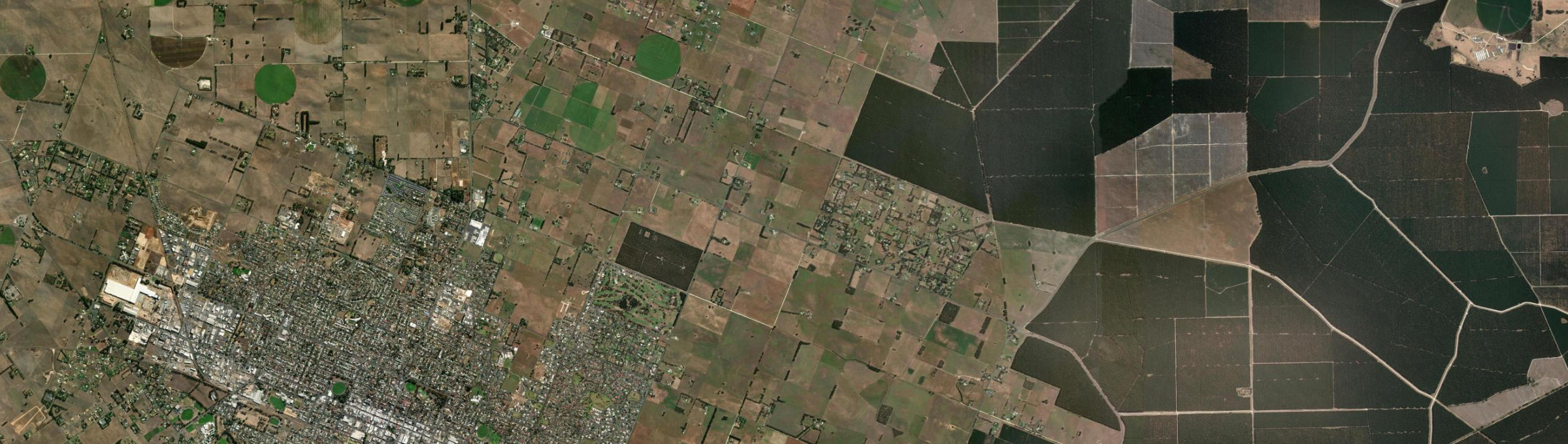 Aerial view of Worrolong, SA