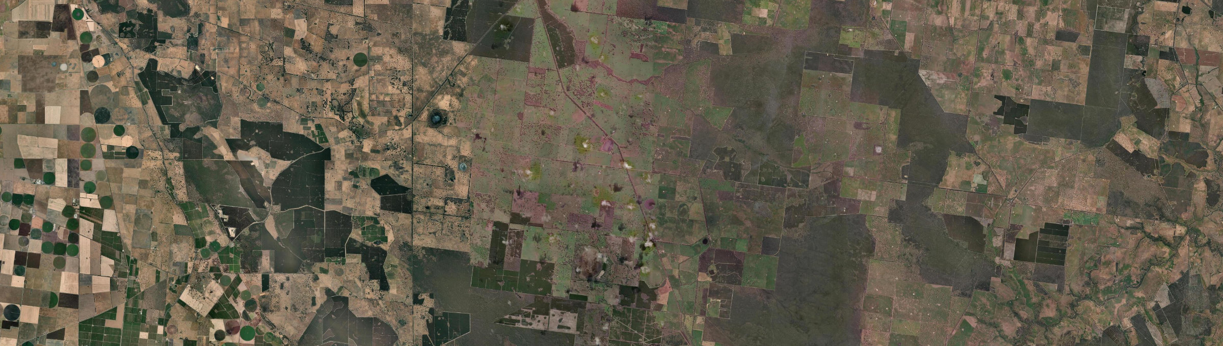 Aerial view of Poolaijelo, VIC