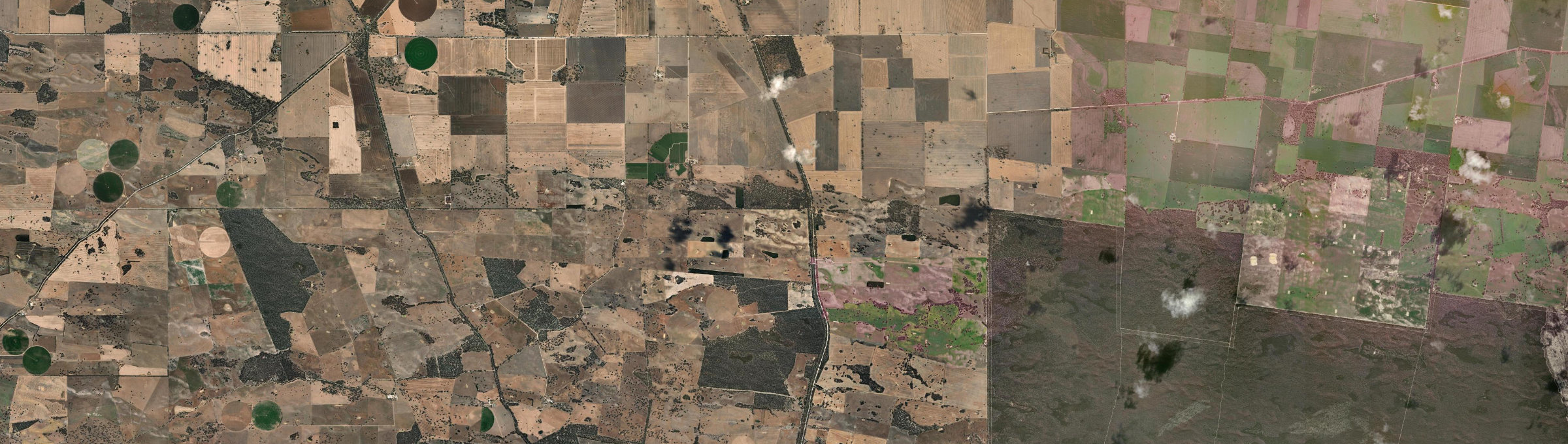 Aerial view of Custon, SA
