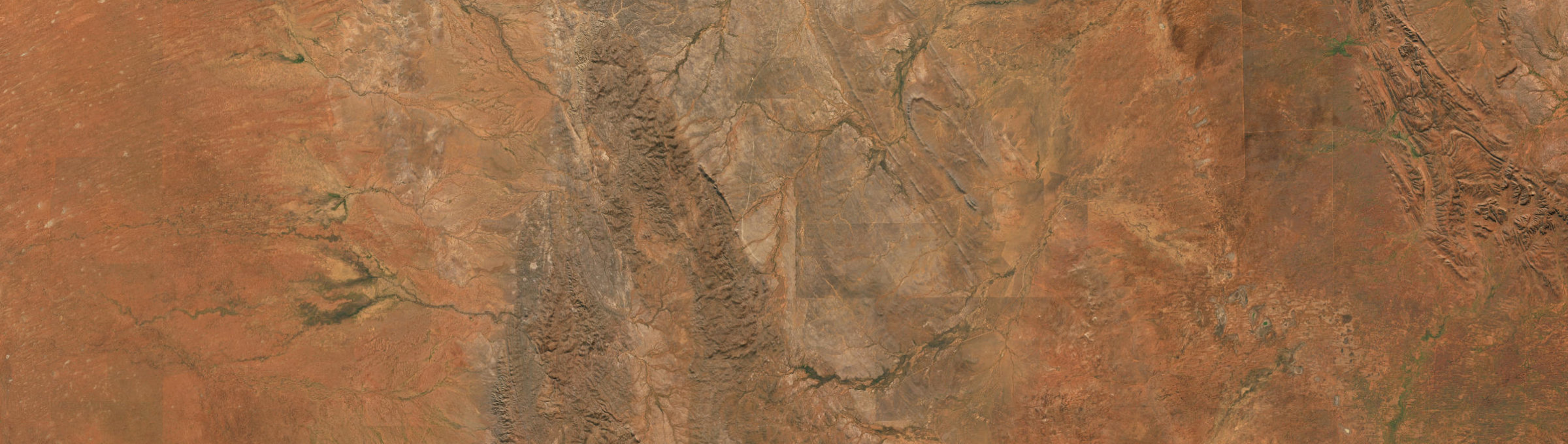 Aerial view of Fowlers Gap, NSW