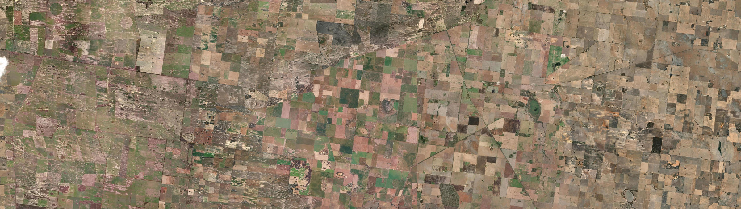 Aerial view of Broughton (Vic.), VIC