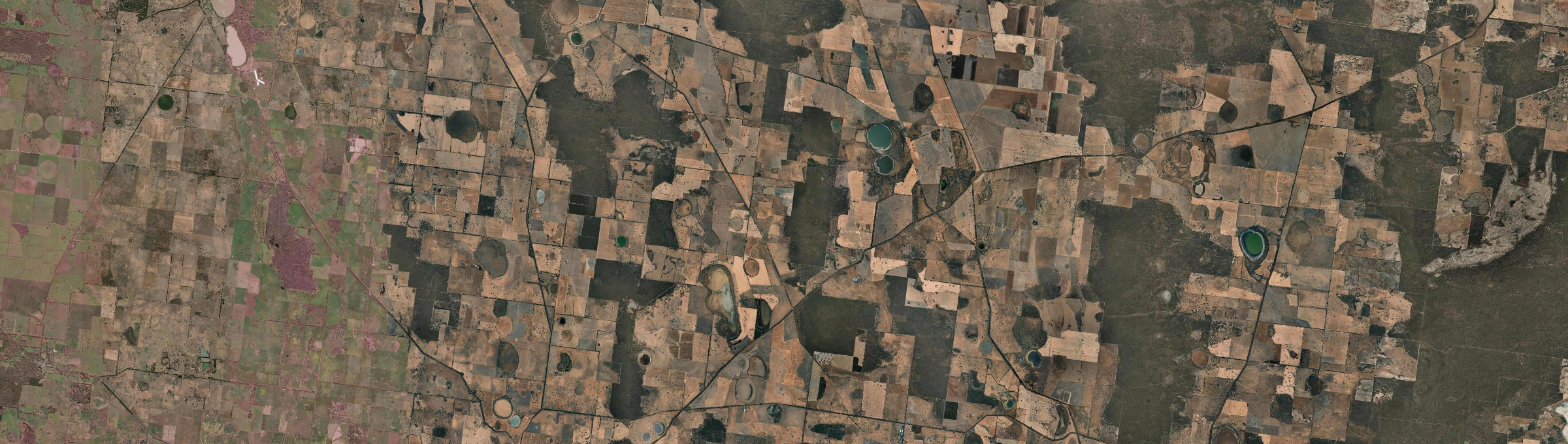 Aerial view of Ullswater, VIC