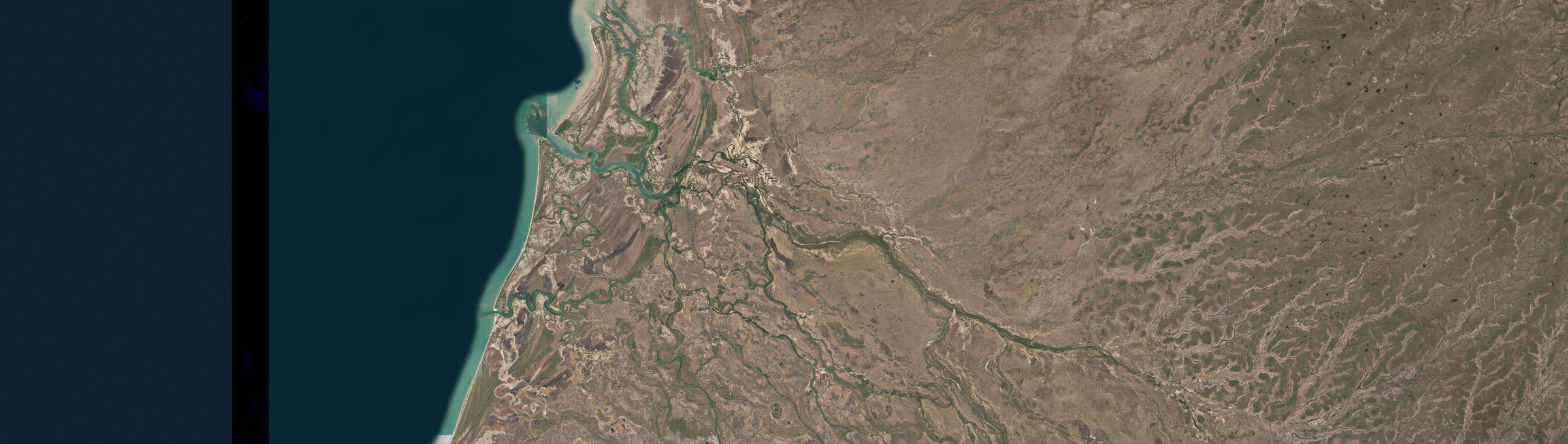 Aerial view of Kowanyama, QLD
