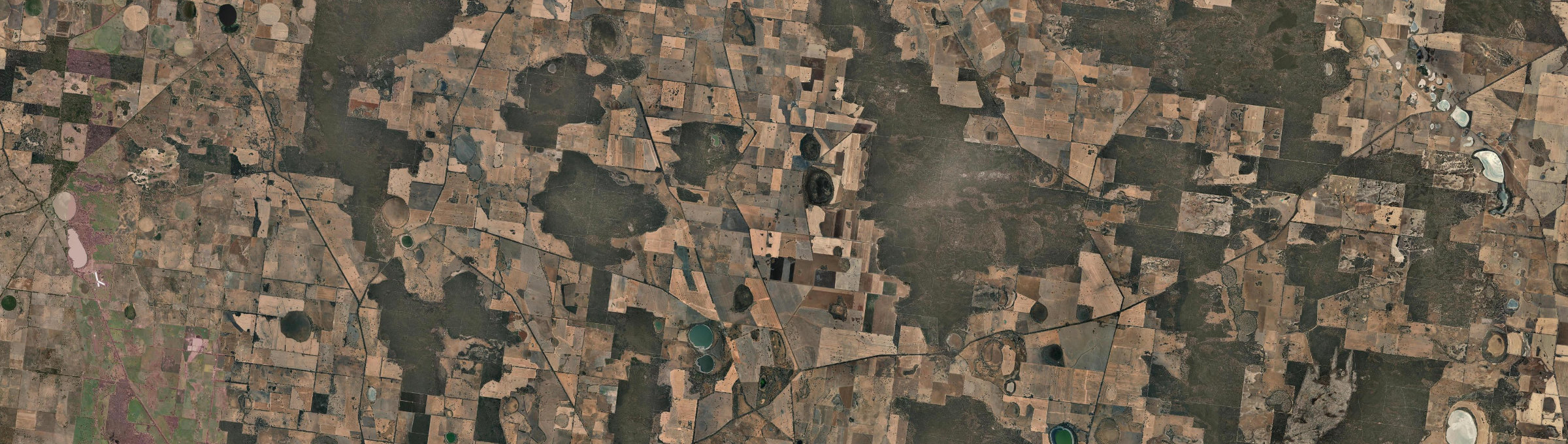 Aerial view of Karnak, VIC
