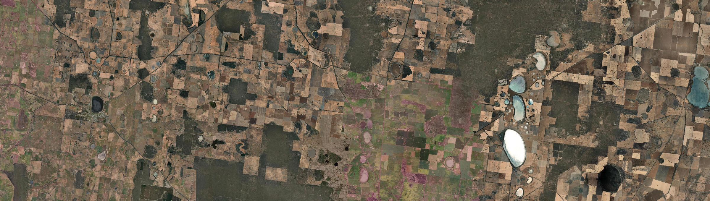 Aerial view of Wombelano, VIC