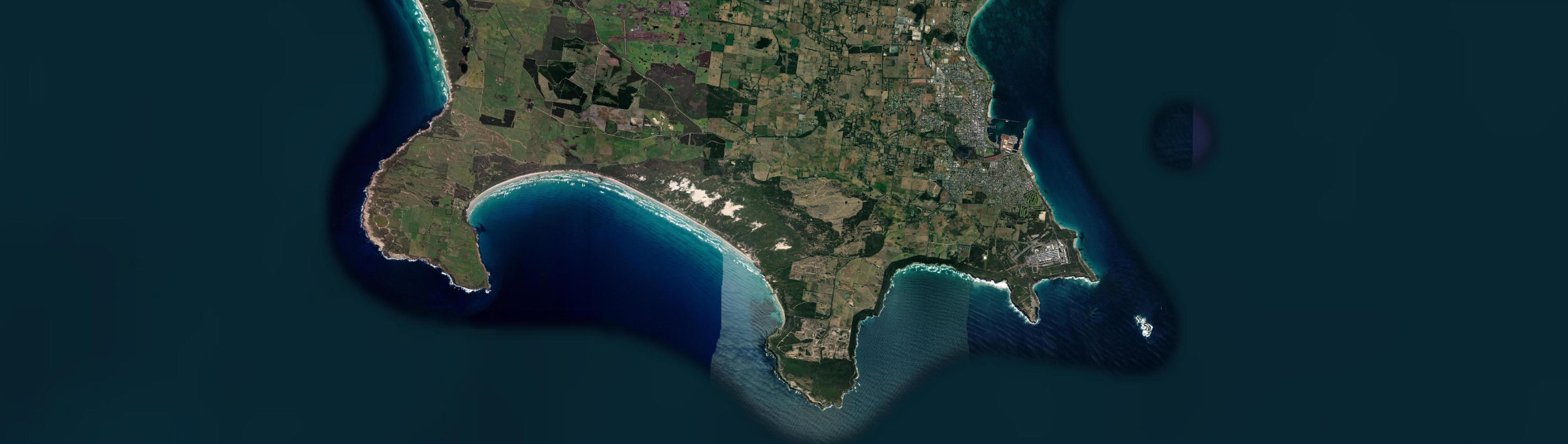 Aerial view of Portland West, VIC
