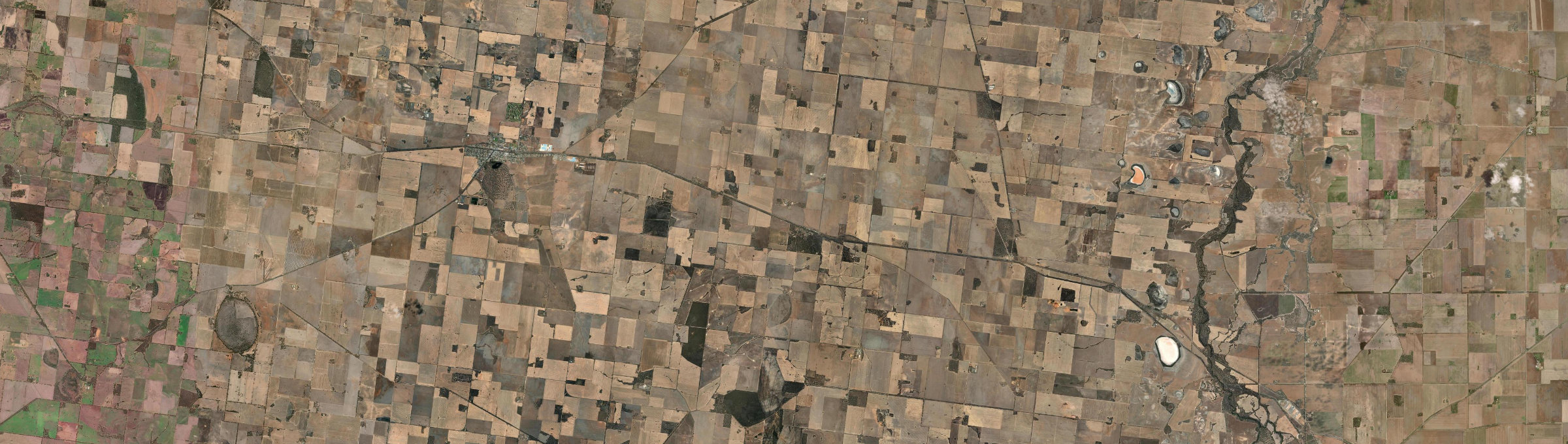 Aerial view of Kiata, VIC