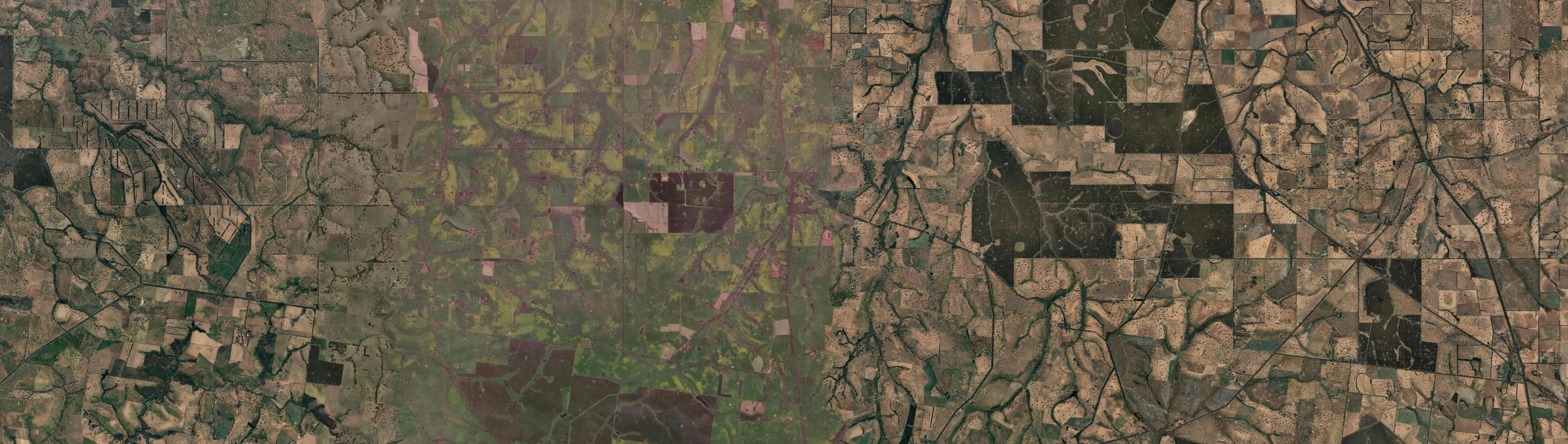 Aerial view of Coojar, VIC