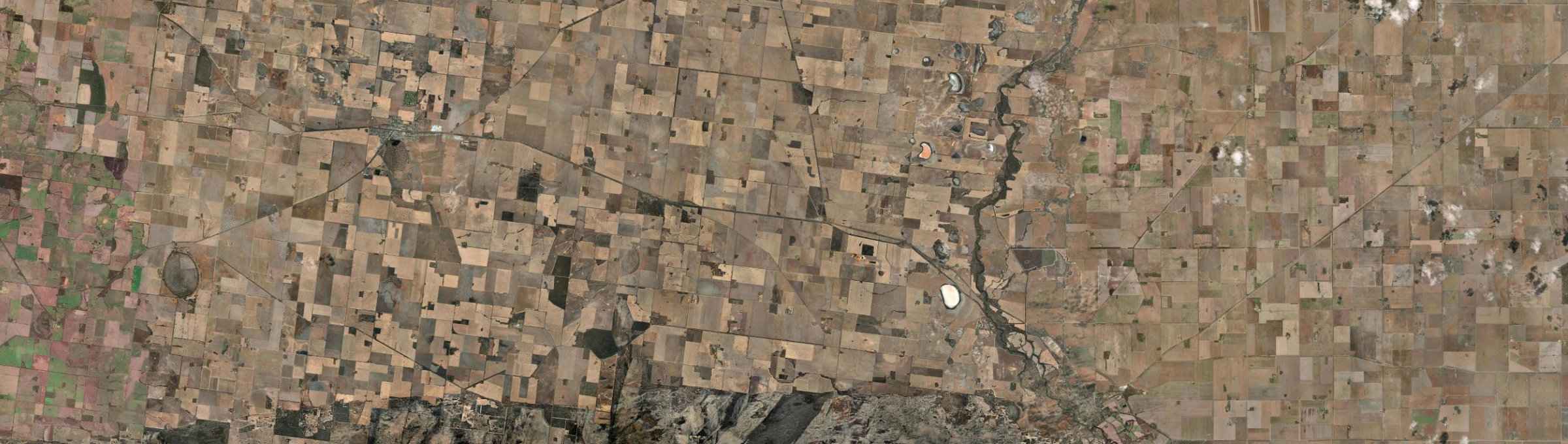 Aerial view of Gerang Gerung, VIC