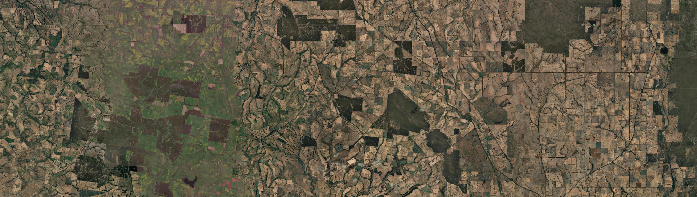 Aerial view of Gringegalgona, VIC
