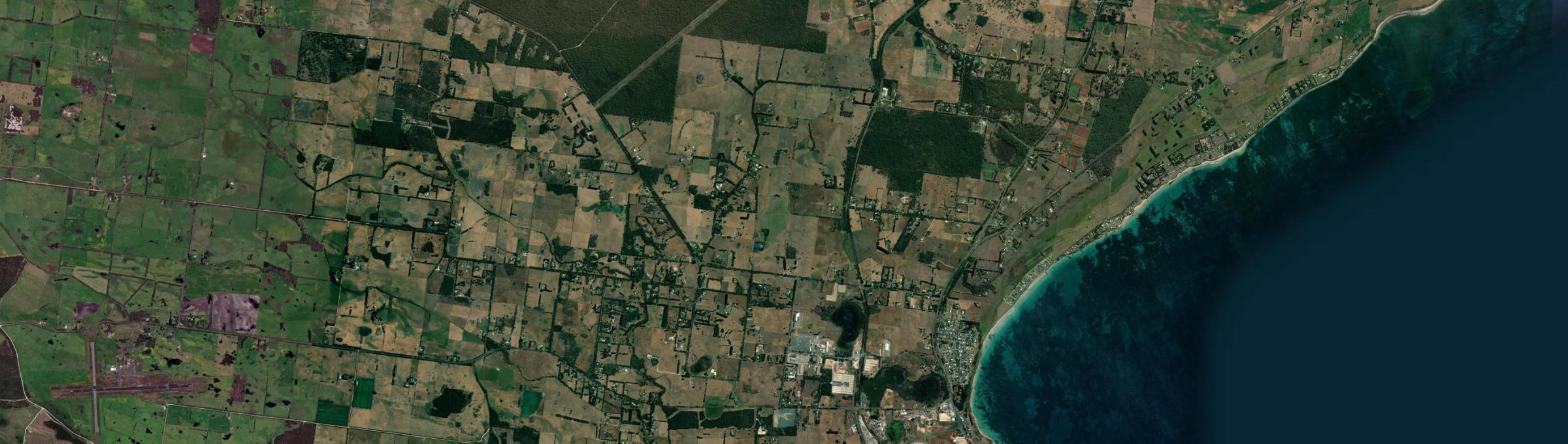Aerial view of Portland North, VIC
