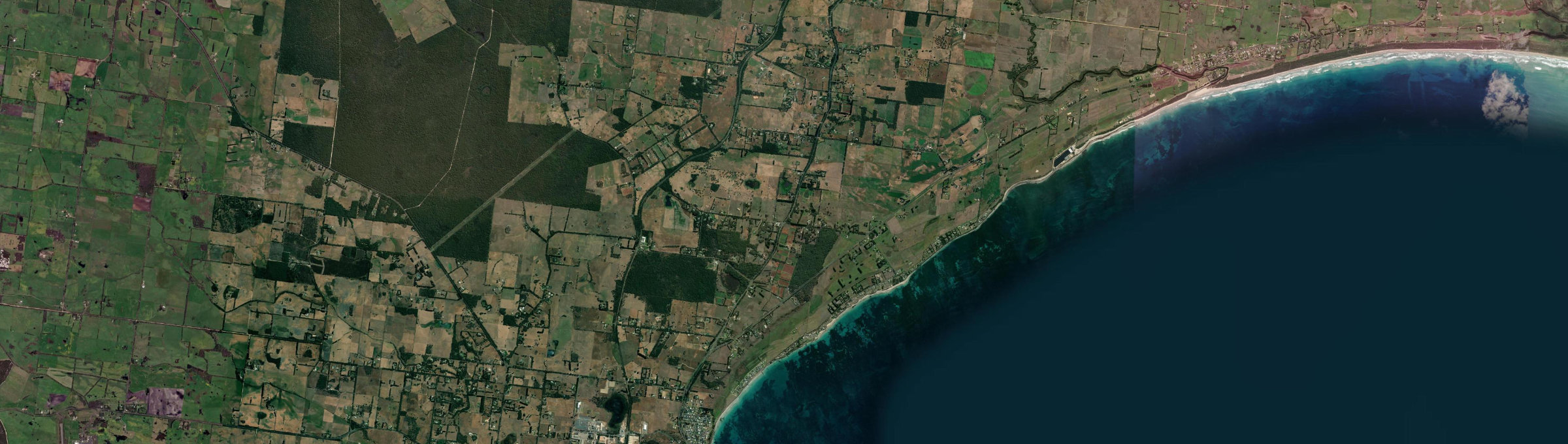 Aerial view of Bolwarra (Vic.), VIC