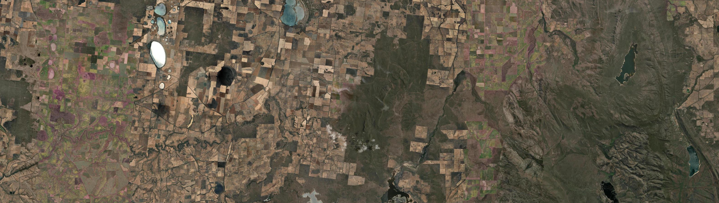 Aerial view of Telangatuk East, VIC