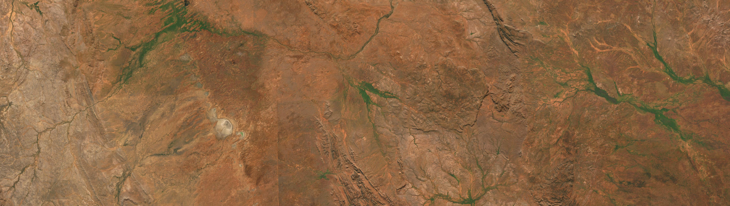 Aerial view of Mutawintji, NSW