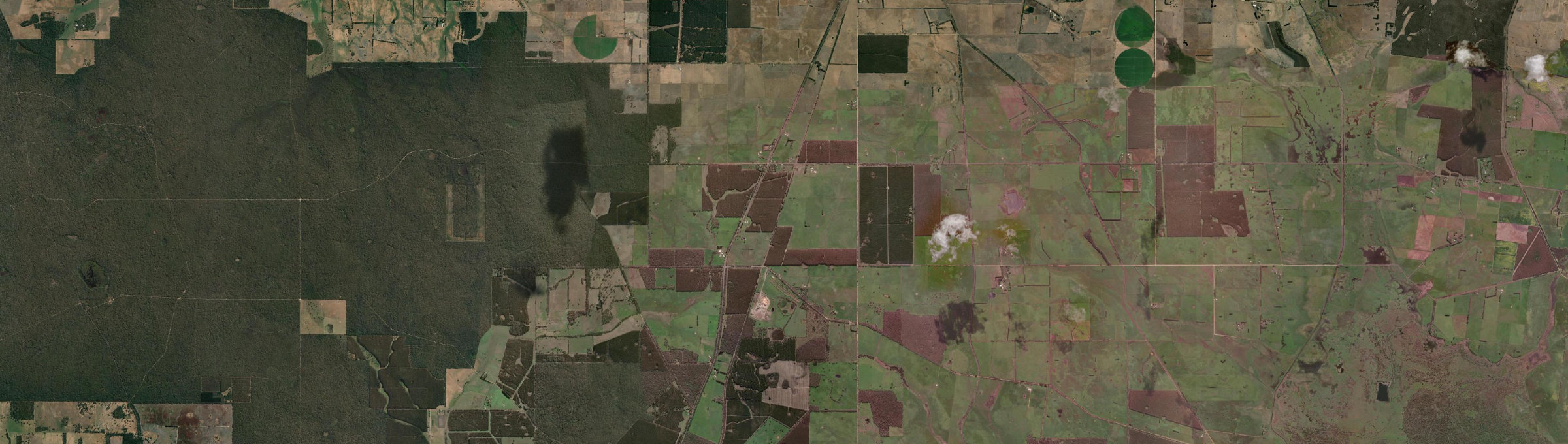 Aerial view of Myamyn, VIC