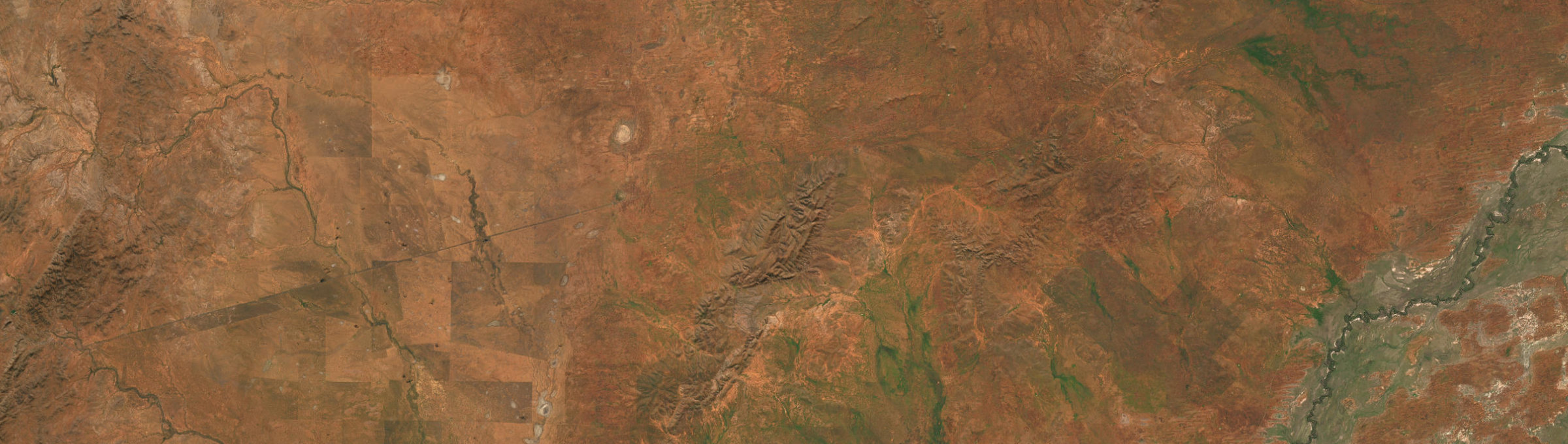Aerial view of Little Topar, NSW
