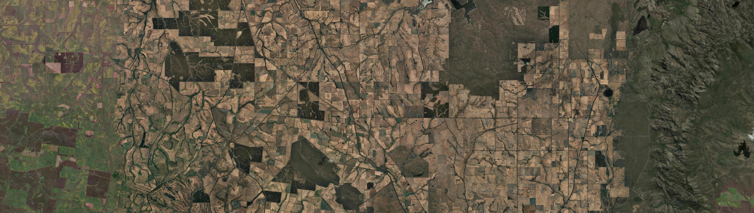 Aerial view of Gatum, VIC