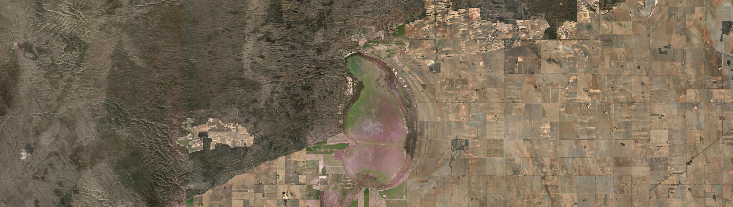 Aerial view of Albacutya, VIC