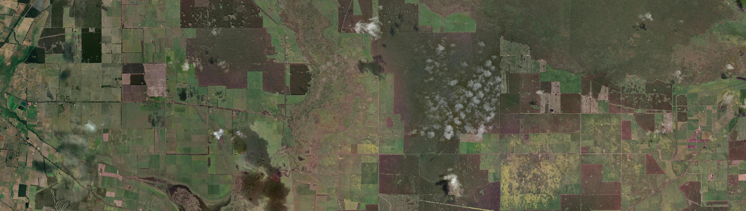 Aerial view of Homerton, VIC