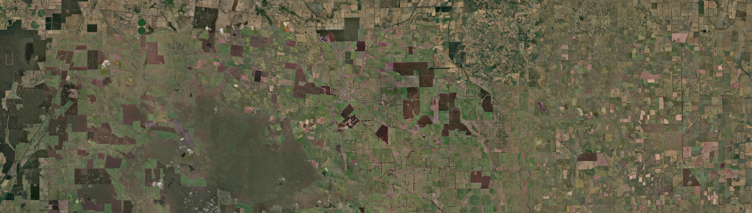 Aerial view of Macarthur (Vic.), VIC
