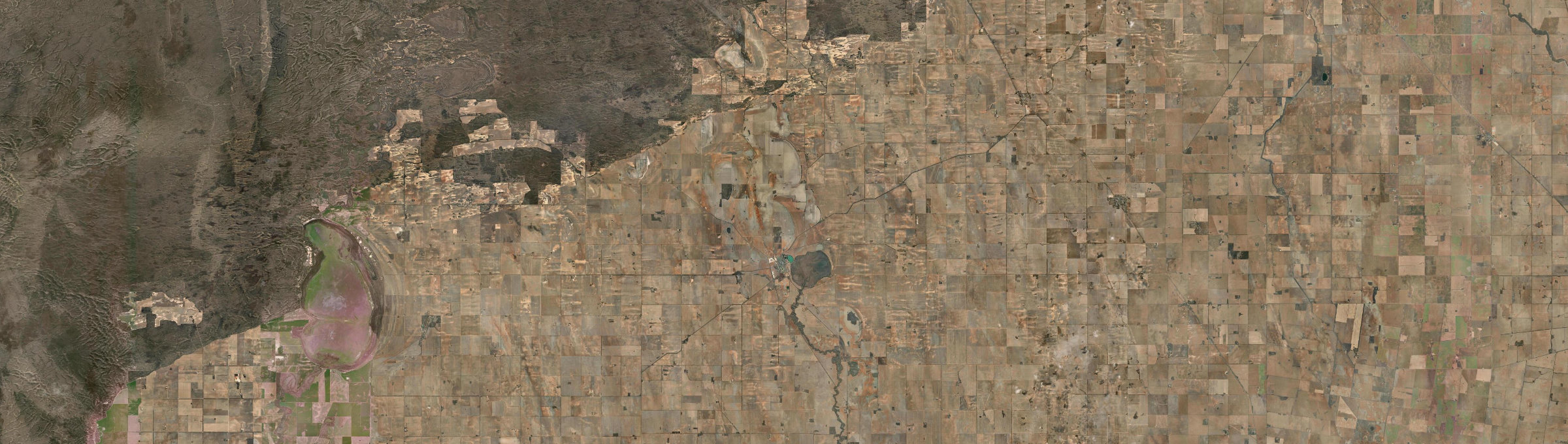 Aerial view of Hopetoun (Vic.), VIC