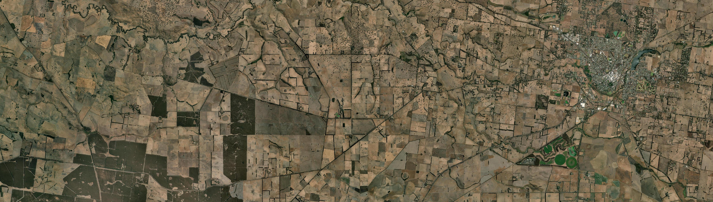 Aerial view of Yulecart, VIC