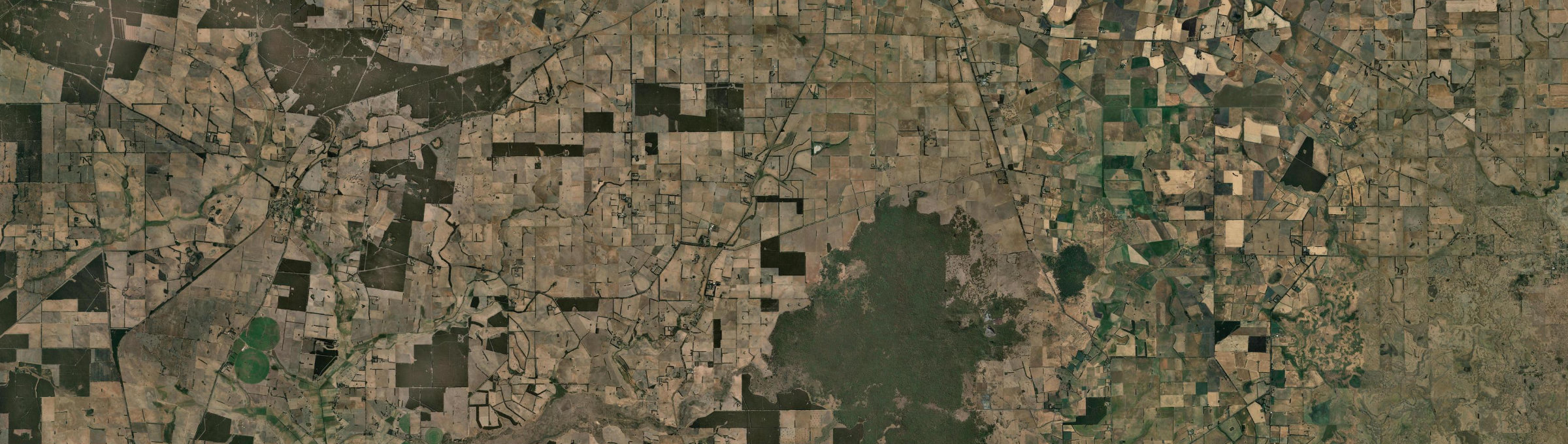 Aerial view of Byaduk North, VIC